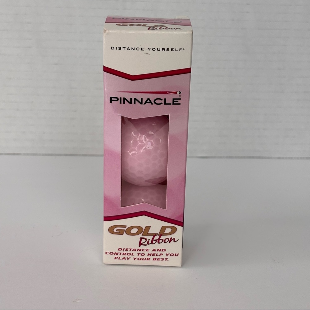 New Pinnacle Ribbon Golf Balls By Susan G. Komen Case 3 Balls Fast Shipping
